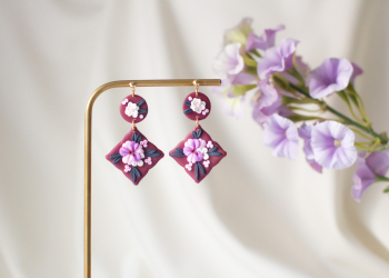 Burgundy flowers
