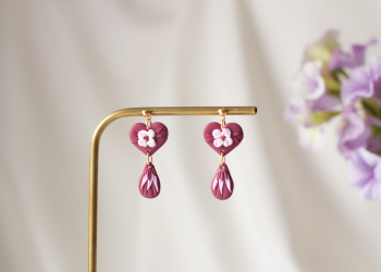 Burgundy heart