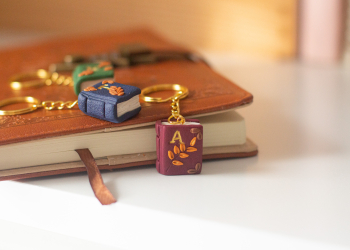 Book keychain