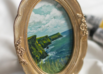 Cliffs of Moher Art Print in Frame