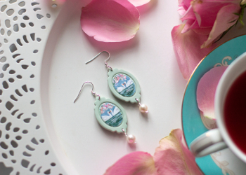 Swan Earrings