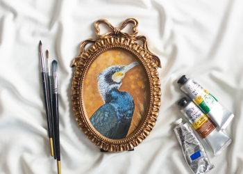 Cormorant Art Print In Frame